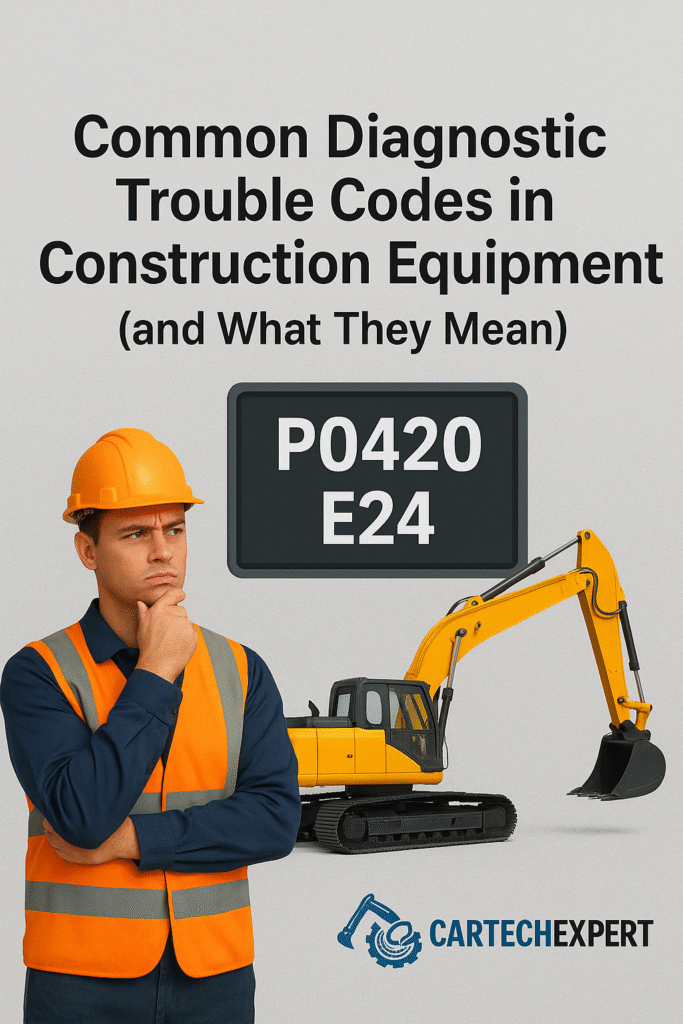 Common Diagnostic Trouble Codes in Construction Equipment