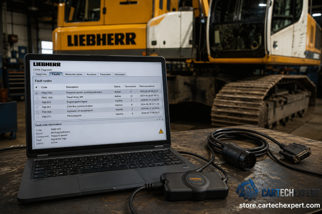 liebherr fault code 