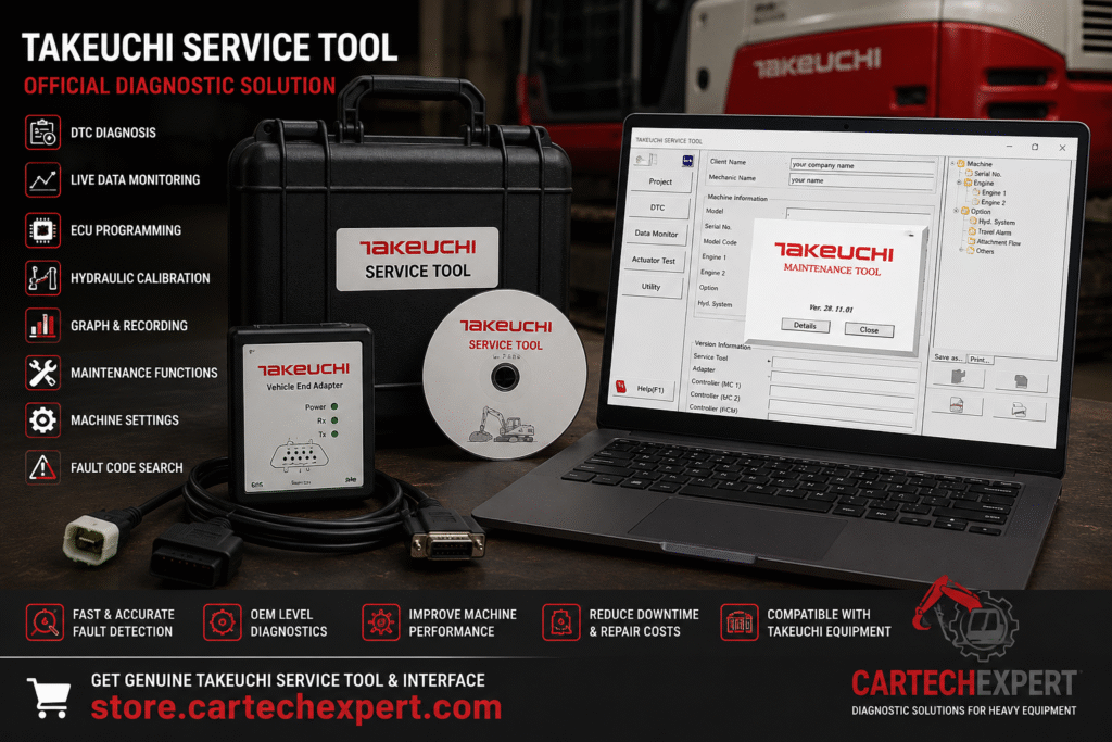 Takeuchi service analyzer